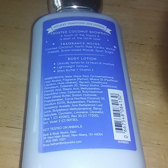 Bath & body works frosted coconut snowball lotion - Picture 3 of 4